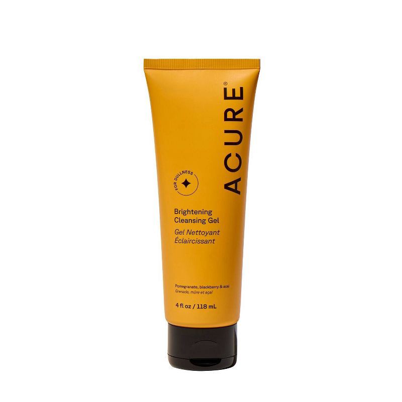 slide 1 of 5, Acure Brightening Cleansing Gel - Citrus - 4 fl oz, 4 fl oz