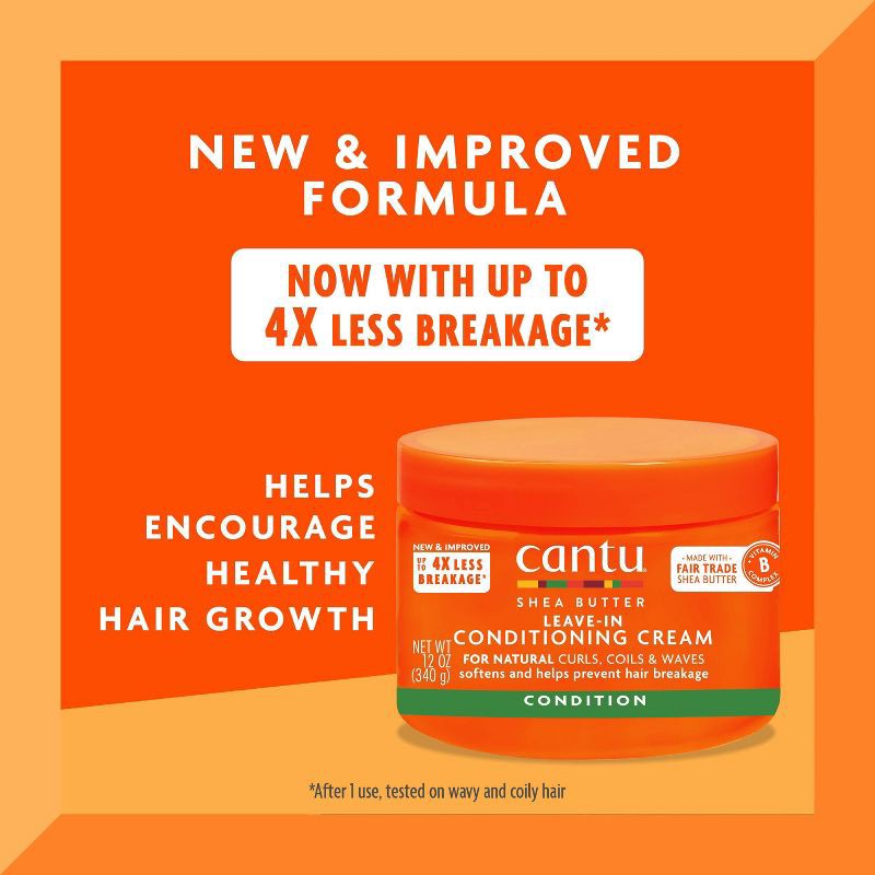 slide 2 of 7, Cantu Shea Butter Leave-In Conditioning Repair Hair Cream - 12 fl oz, 12 fl oz
