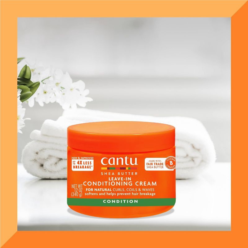 slide 5 of 7, Cantu Shea Butter Leave-In Conditioning Repair Hair Cream - 12 fl oz, 12 fl oz