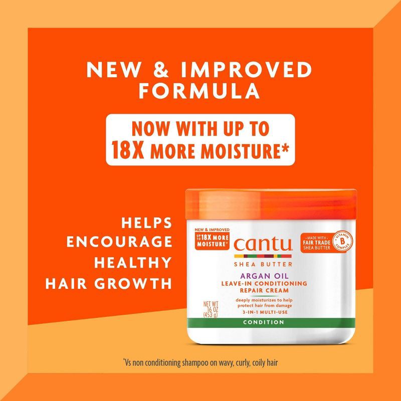 slide 3 of 9, Cantu Argan Oil Leave-In Conditioning Repair - 16oz, 16 oz