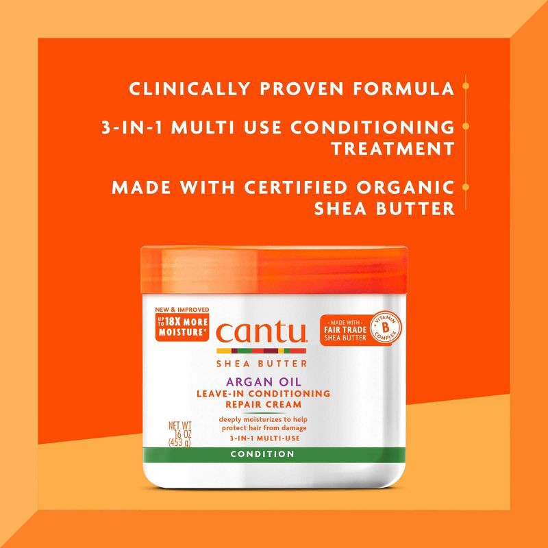 slide 4 of 9, Cantu Argan Oil Leave-In Conditioning Repair - 16oz, 16 oz