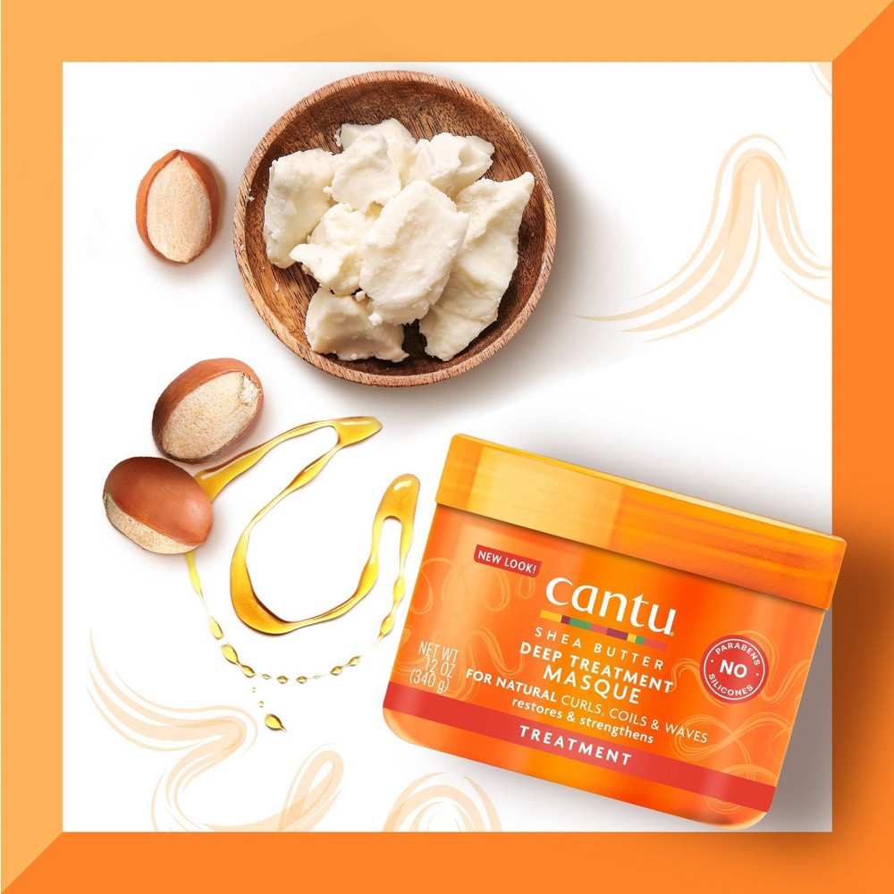 slide 4 of 7, Cantu Shea Butter Deep Treatment Masque - 12oz, 12 oz