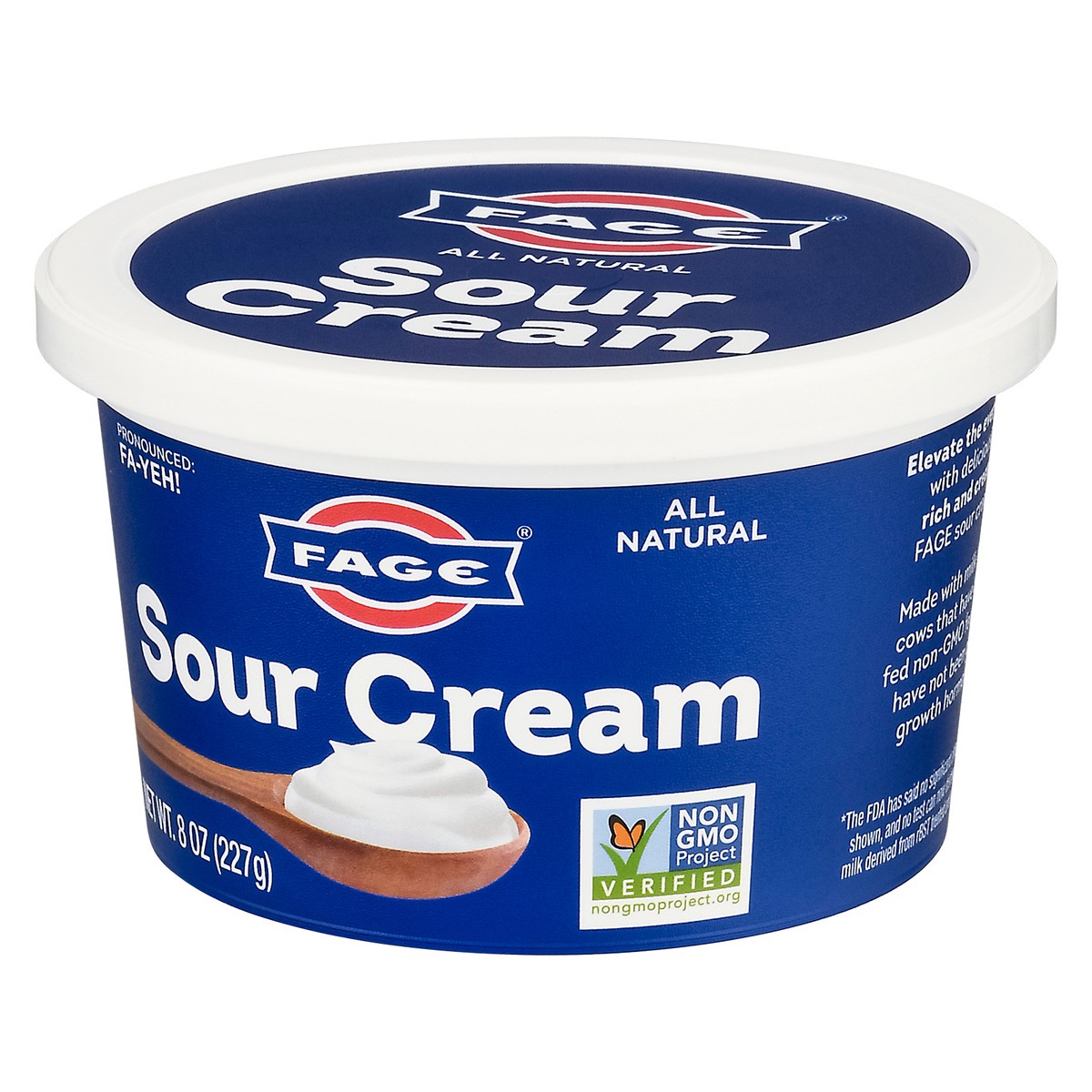 slide 3 of 9, Fage Sour Cream, 8 oz