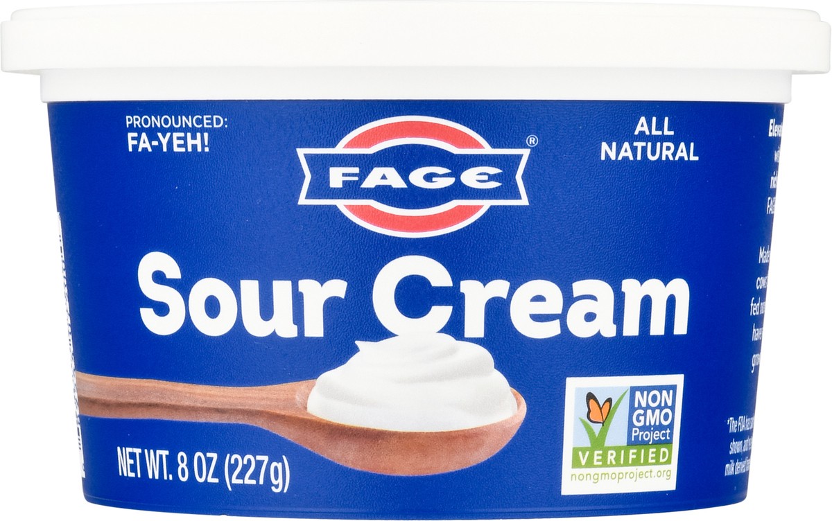 slide 6 of 9, Fage Sour Cream, 8 oz