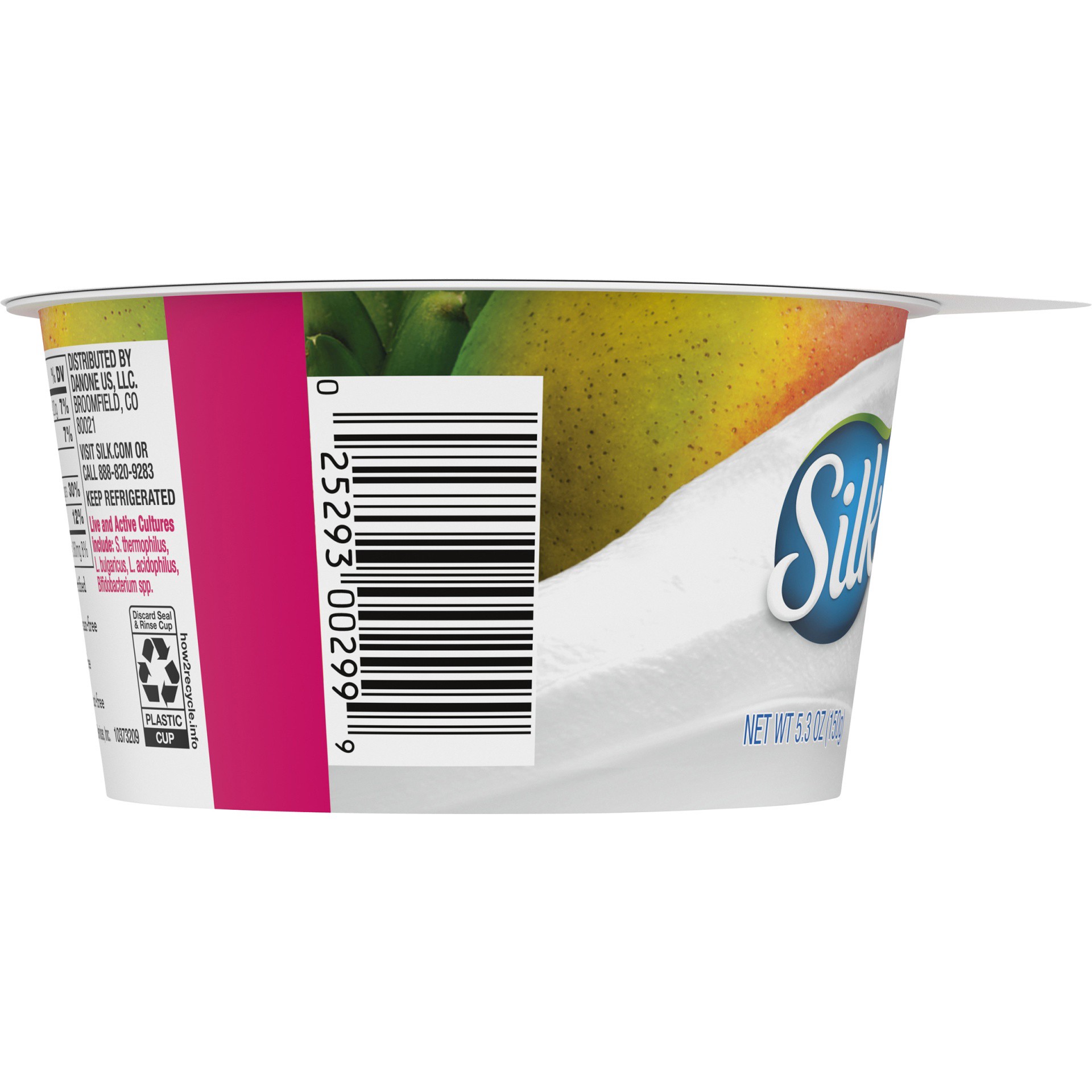 slide 5 of 9, Silk Tropical Pineapple Soy Milk Yogurt Alternative, 5.3 oz