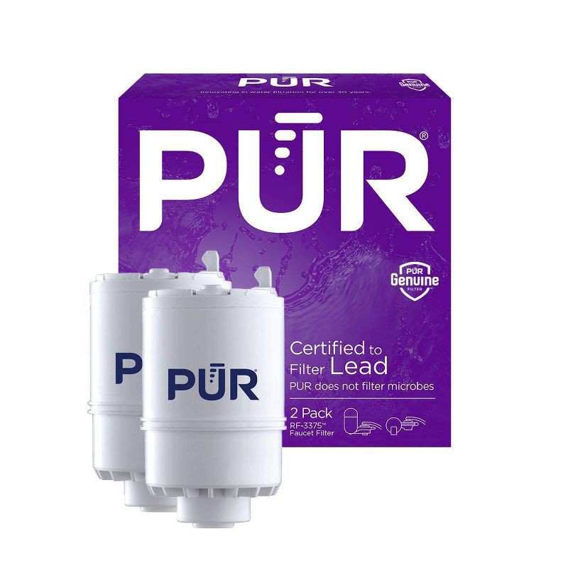 slide 2 of 8, PUR Filtration PUR Faucet Mount Water Filter Replacement - 2 pack, 2 ct