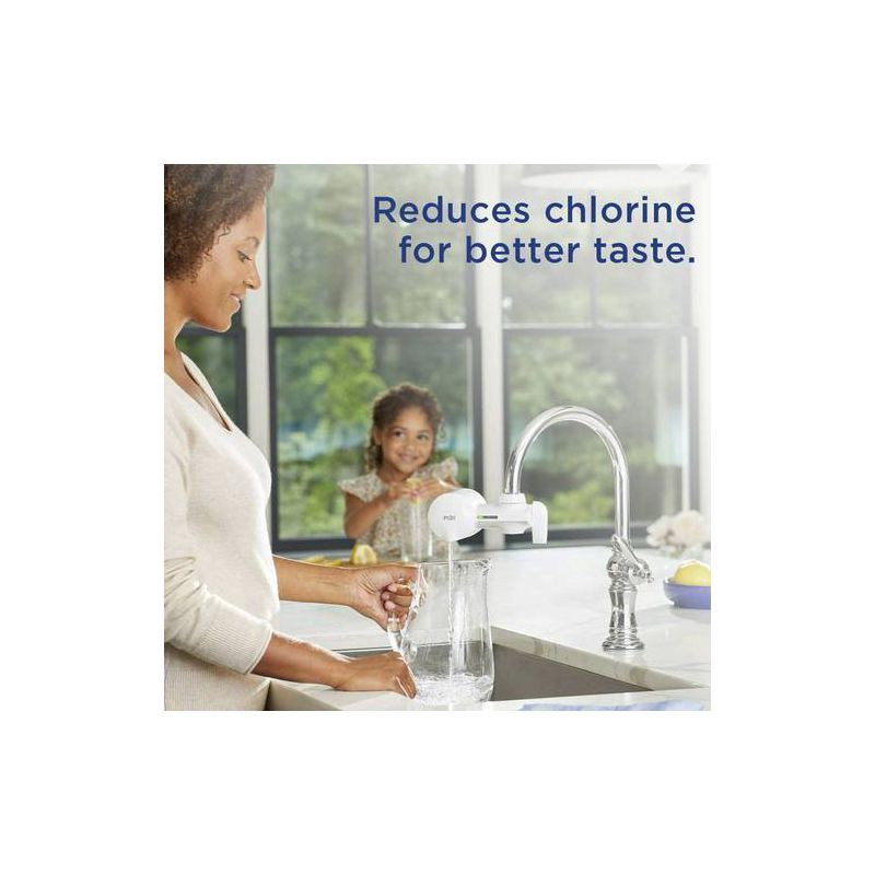 slide 9 of 10, PUR Filtration Faucet Mount Water Filter Replacement - 2pk: Reduces Odors, Filters Pesticides, Mercury, Lead, White, 30-Day Warranty, 2 ct