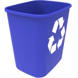 Home Logic Recycling Wastebasket Blue