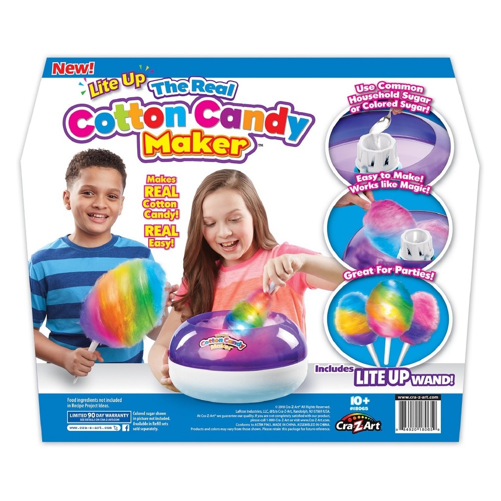 slide 3 of 5, Cra-Z-Art Cotton Candy Maker with Lite Wand, 1 ct