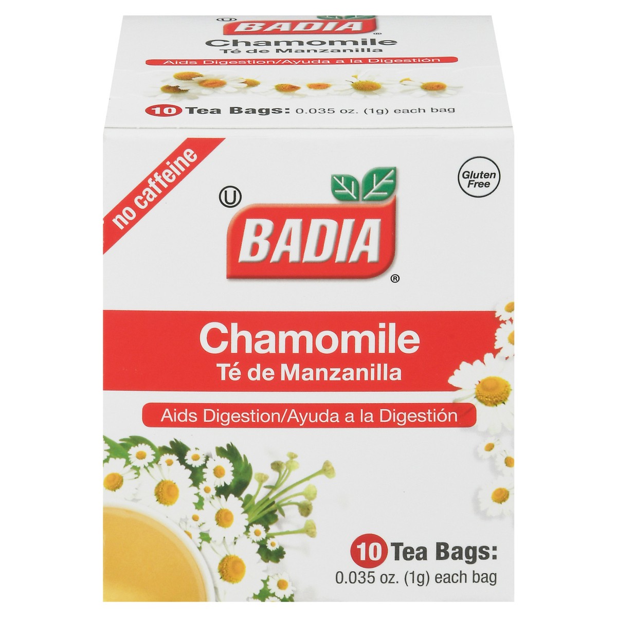 slide 1 of 9, Badia Chamomile Tea, 10 ct