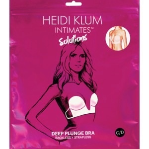 slide 1 of 1, Heidi Klum Intimates Solution Deep Plunge Bra C/D, 1 ct