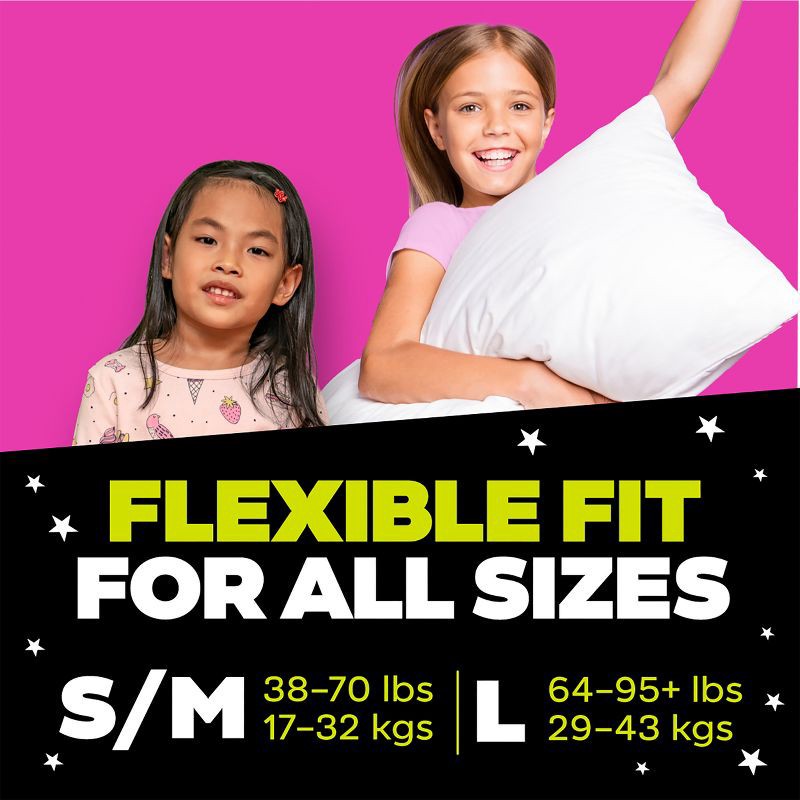 slide 10 of 15, Pampers Ninjamas Nighttime Bedwetting Underwear Girl' - Size S/M - 44ct, 44 ct