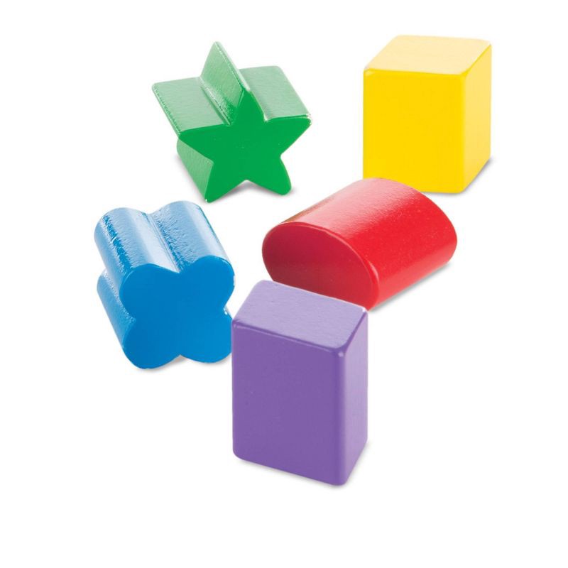 slide 9 of 9, Melissa & Doug Match and Roll Wooden Shape Sorter Skill-Building Learning Toy with 13pc, 13 ct