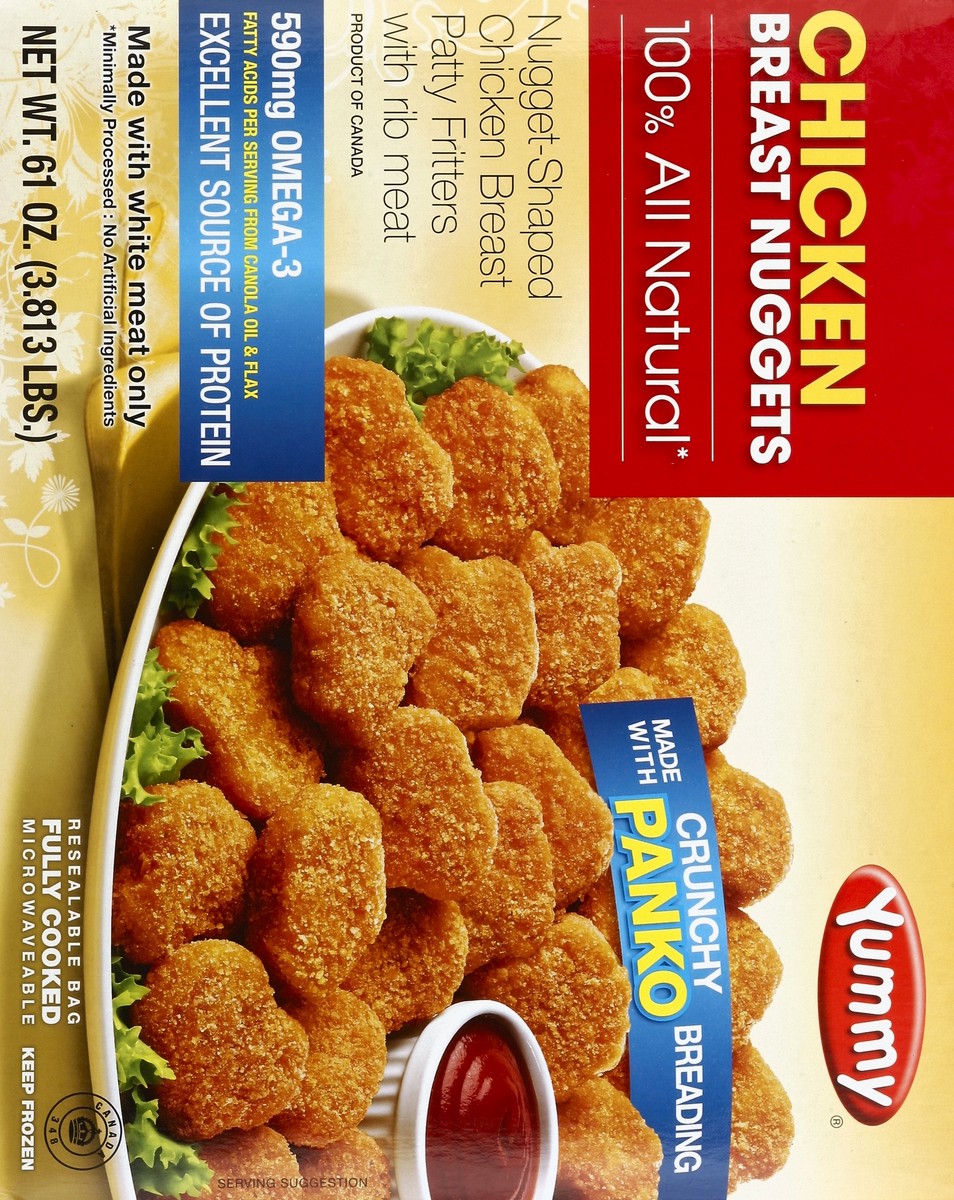 slide 5 of 5, Yummy Chicken Breast Nuggets 61 oz, 61 oz