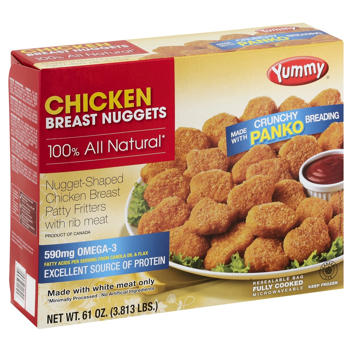 slide 4 of 5, Yummy Chicken Breast Nuggets 61 oz, 61 oz