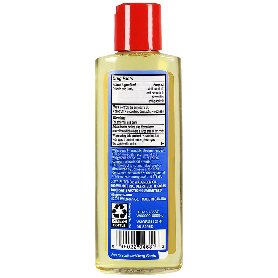 slide 4 of 5, Walgreens T+Plus Salicylic Acid Shampoo, 4.5 fl oz