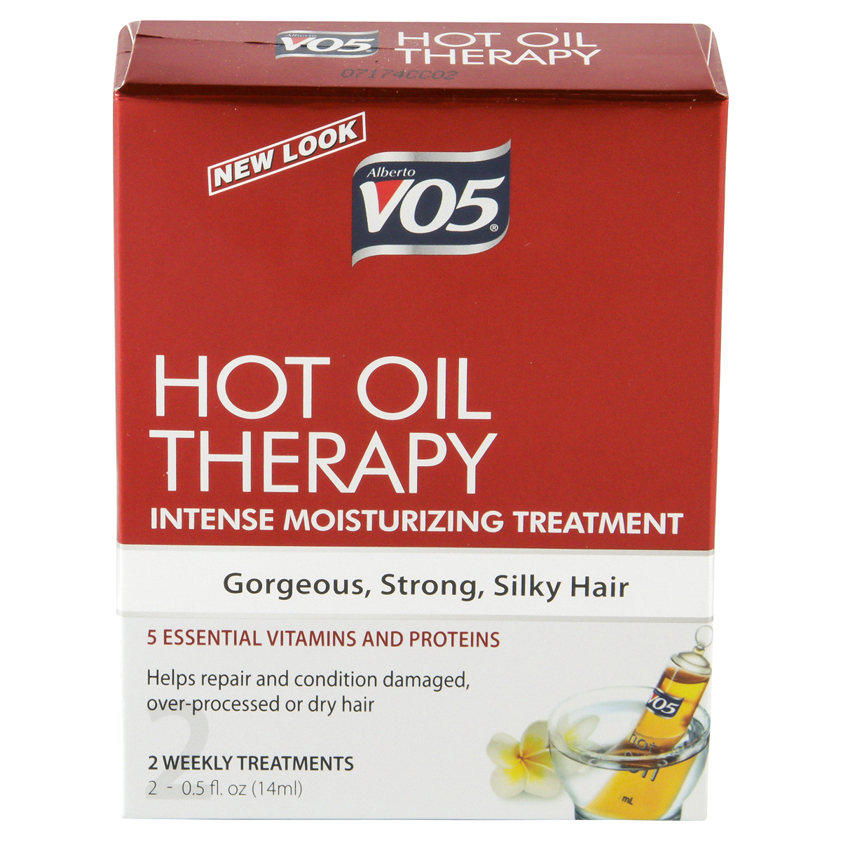 slide 1 of 3, Alberto VO5 Hot Oil Therapy Intense Moisturizing Treatment Weekly Pre-Shampoo Treatments, 2 ct; 0.5 fl oz