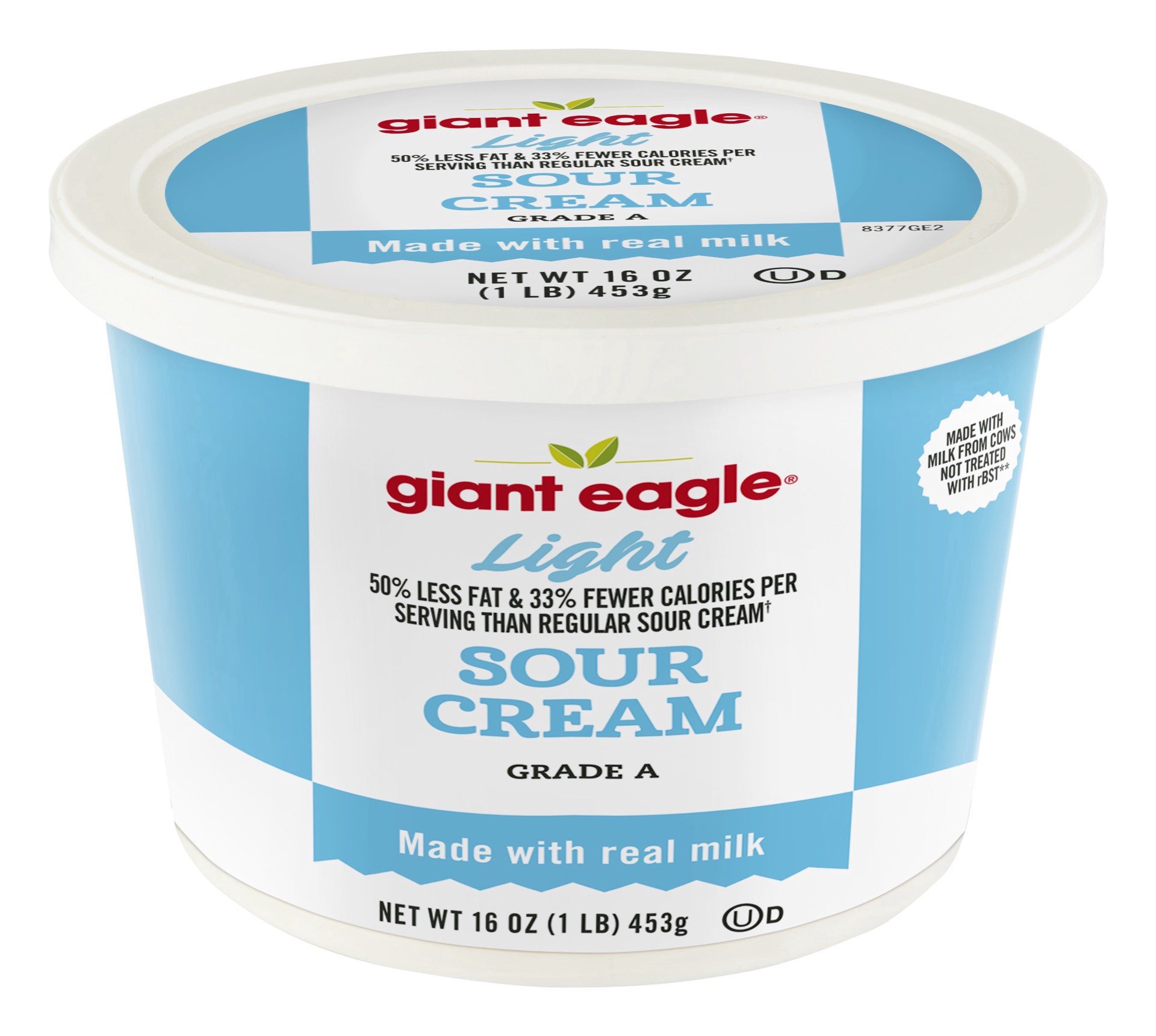 slide 1 of 1, Ge Light Sour Cream, 16 oz