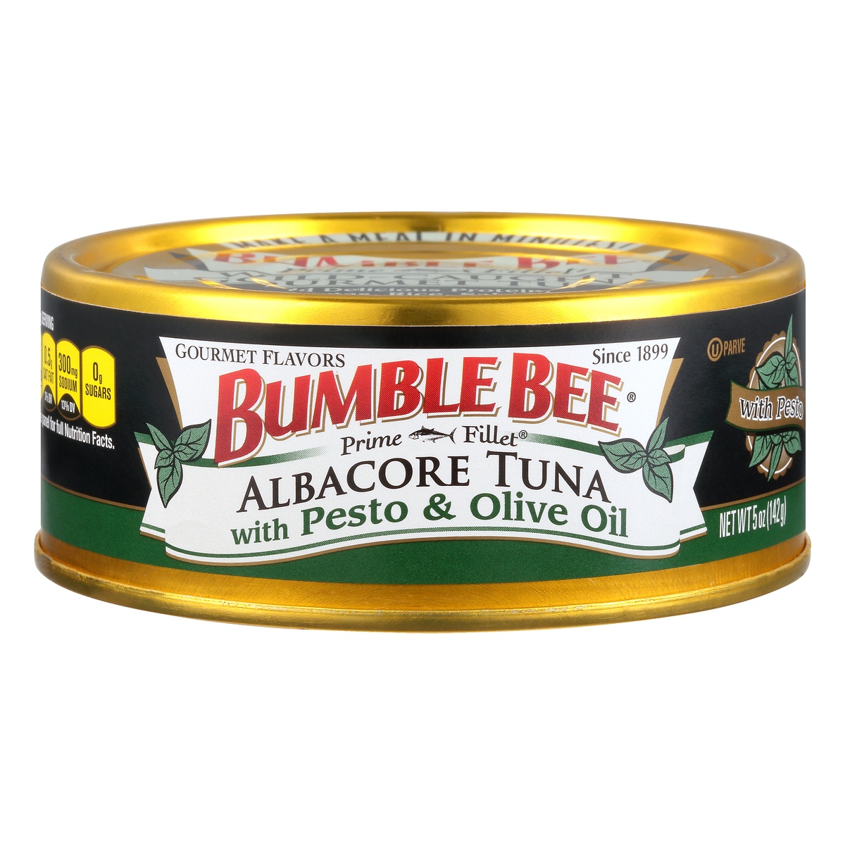 slide 1 of 1, Bumble Bee Prime Fillet Albacore Tuna Pesto & Olive Oil, 5 oz