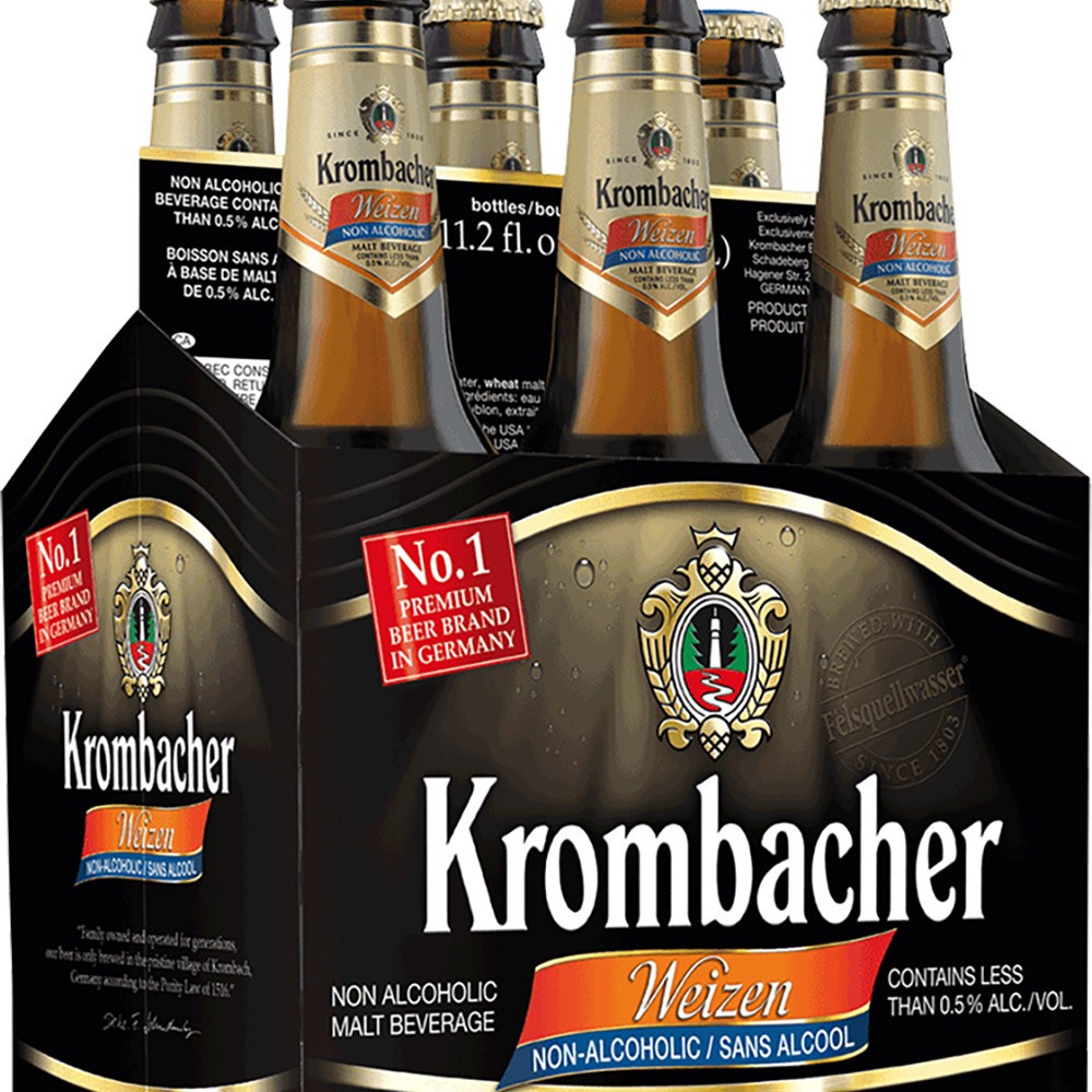 slide 1 of 1, Krombacher Weizen Na, 6 ct; 11 oz