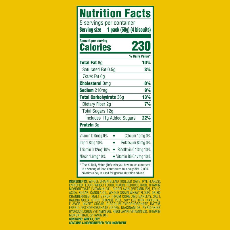 slide 3 of 19, BelVita Cranberry Orange Breakfast Biscuits - 8.8oz/5pk, 5 ct; 8.8 oz