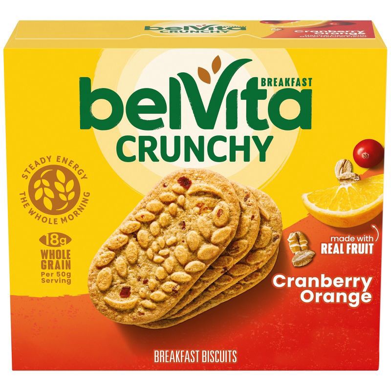 slide 1 of 16, belVita Cranberry Orange Breakfast Biscuits - 5 Packs, 5 ct