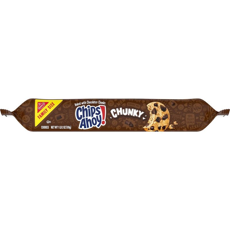 slide 13 of 14, Chips Ahoy! Chunky Fudgy Chocolate Chip Cookies Family Size - 18oz, 18 oz