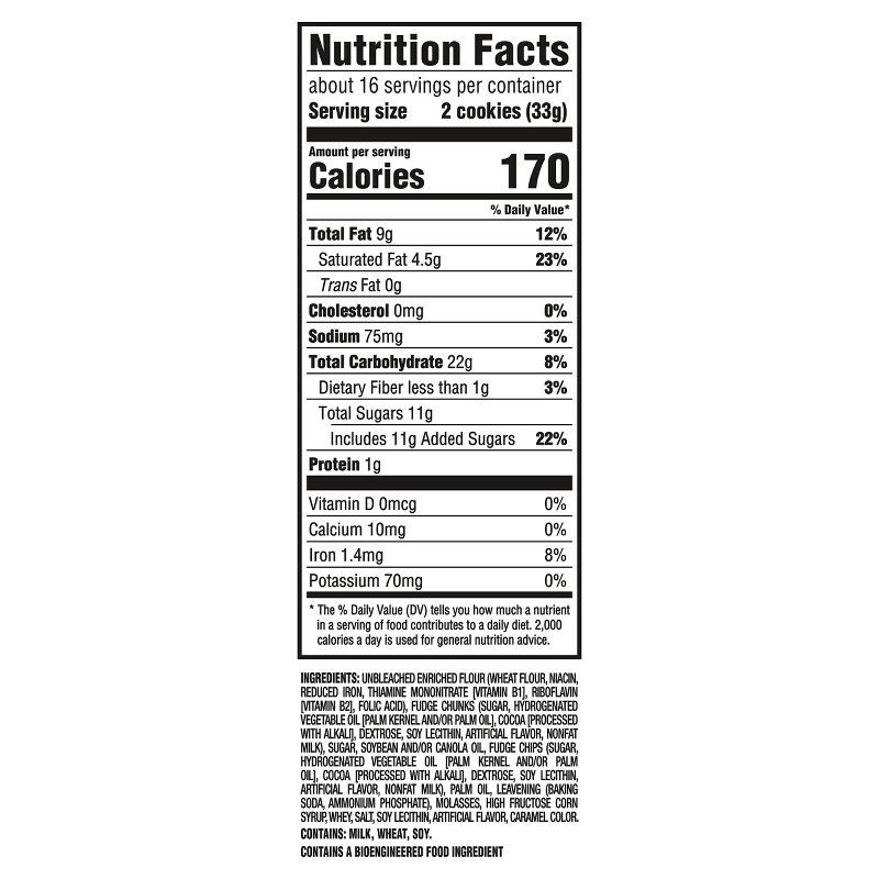 slide 4 of 14, Chips Ahoy! Chunky Fudgy Chocolate Chip Cookies Family Size - 18oz, 18 oz