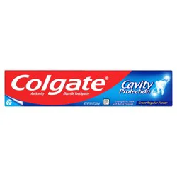 Colgate Cavity Protection Toothpaste with Fluoride - 8oz: Aluminum-Free, Paraben-Free, Contains Fluoride, Mint Flavor