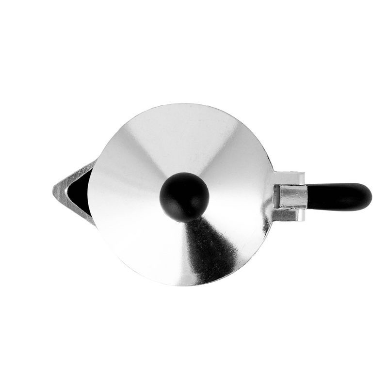 slide 3 of 6, Bialetti 3 Cup Moka Stovetop Espresso Maker - Silver: Aluminum, Manual, Hand Wash, Glossy, Ground Coffee, Mesh Filter, 1 ct