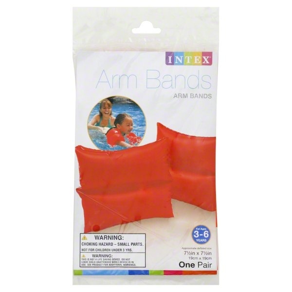 slide 1 of 1, Intex Arm Bands, 7-1/2 x 7-1/2 Inches, 2 ct