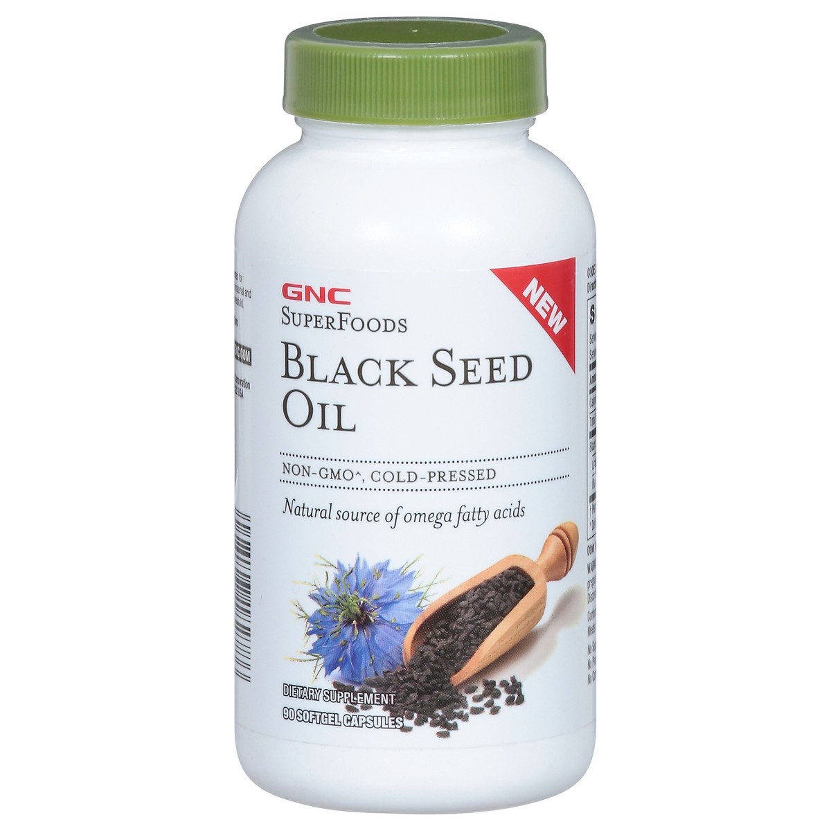 slide 2 of 14, GNC SuperFoods Softgels Capsules Cold-Pressed Black Seed Oil 90 Capsules, 90 ct