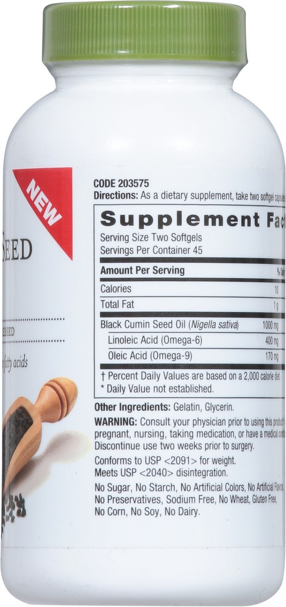 slide 8 of 14, GNC SuperFoods Softgels Capsules Cold-Pressed Black Seed Oil 90 Capsules, 90 ct