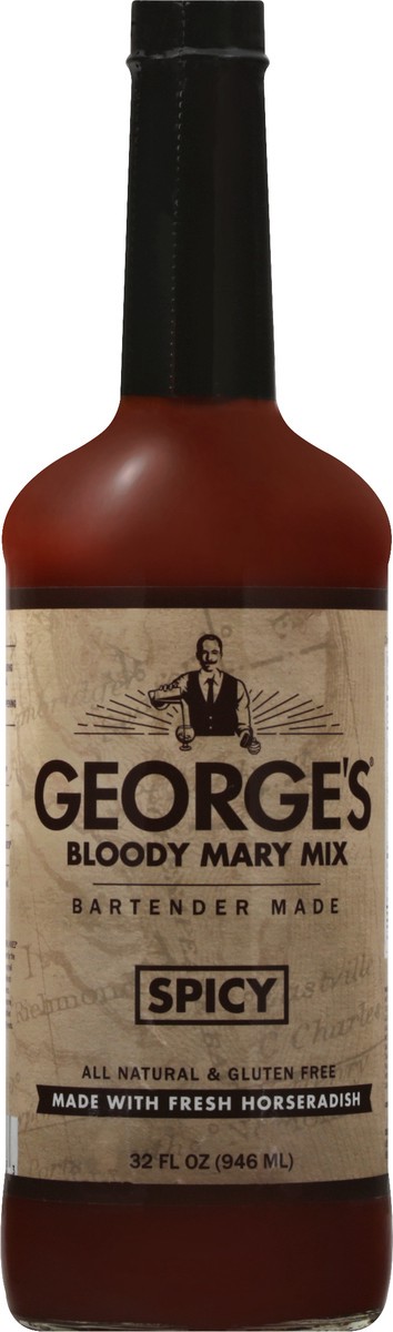 slide 2 of 13, George's Spicy Bloody Mary Mix 32 oz, 32 oz