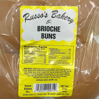 slide 4 of 5, Russo Bun Brioche Hamburger, 13 oz