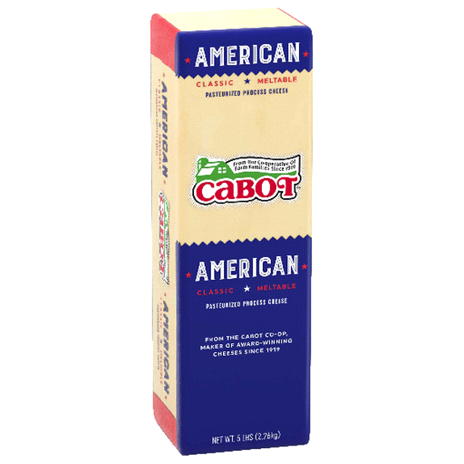 slide 1 of 1, Cabot American White Cheese, per lb