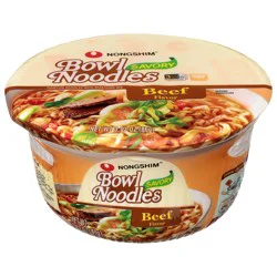 Nongshim Savory Beef Flavor Bowl Noodles 3.03 oz