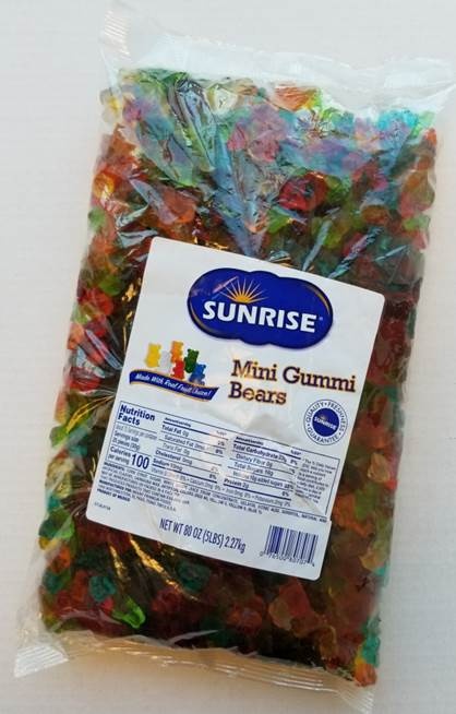 slide 1 of 1, Sunrise Gummi Bears, 5 lb