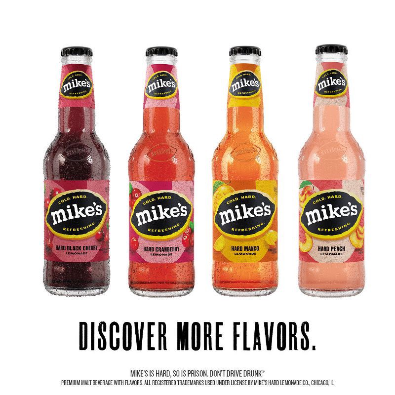 slide 4 of 13, Mike's Hard Lemonade Mike's Hard Strawberry Lemonade - 6pk/11.2 fl oz Bottles, 6 ct; 11.2 fl oz