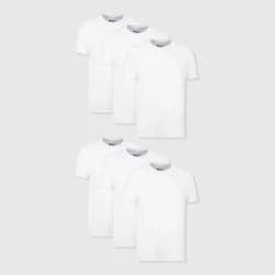 Hanes Men's White TAGLESS Crewneck Undershirt White, Small