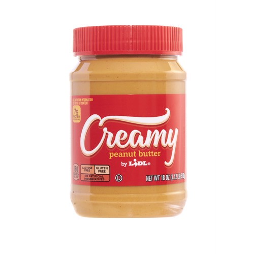 slide 1 of 1, creamy peanut butter, 18 oz