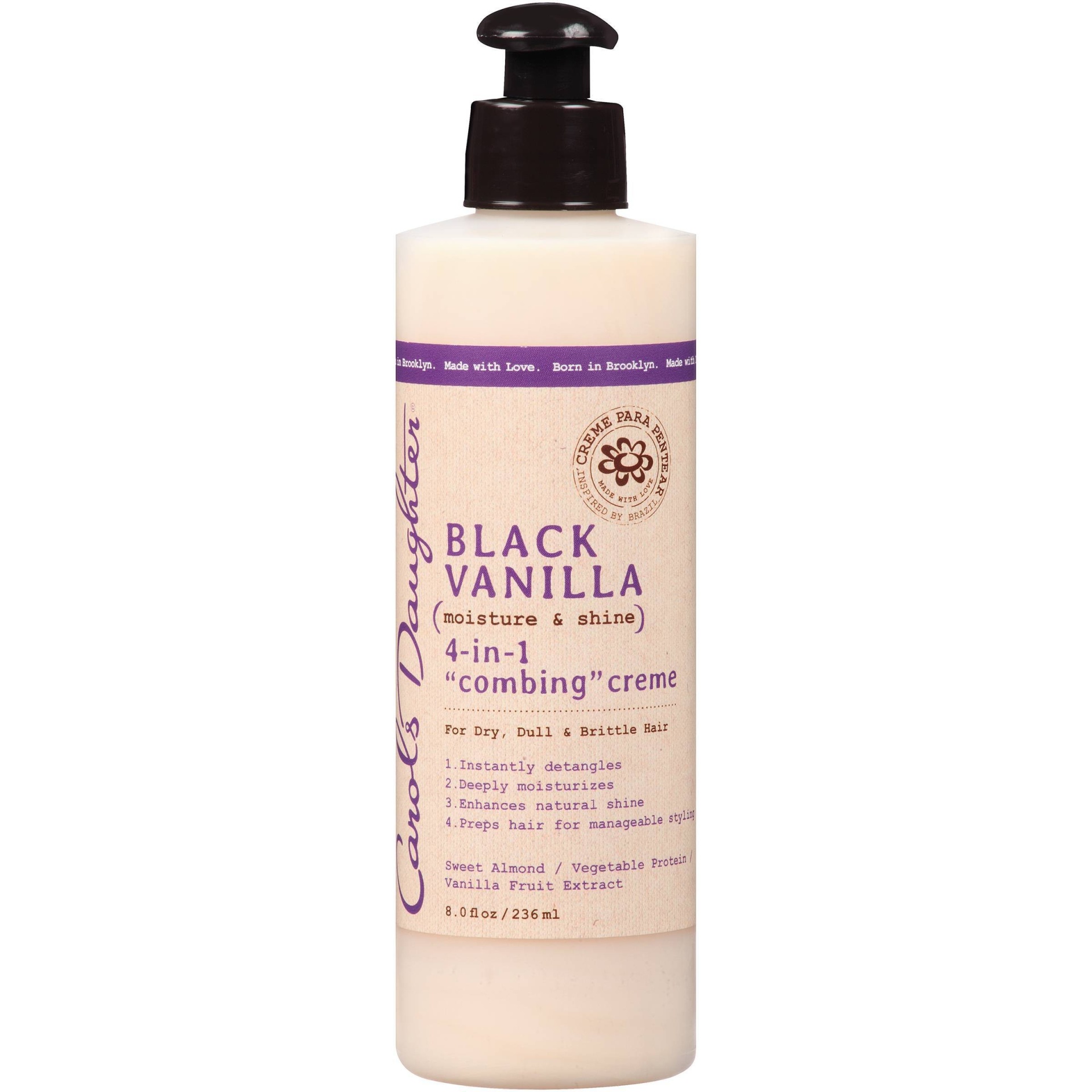 slide 1 of 5, Carol's Daughter Black Vanilla Moisture & Shine Combing Crème for Dry Hair -8 floz, 1 ct