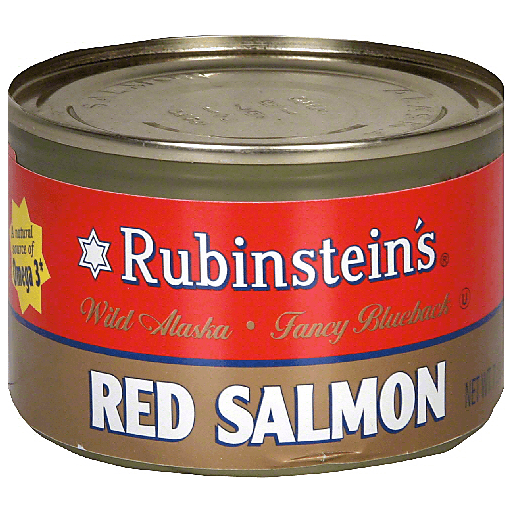 slide 1 of 1, Rubinstein's Red Salmon Wild Alaskan Fancy Blueback, 7.5 oz