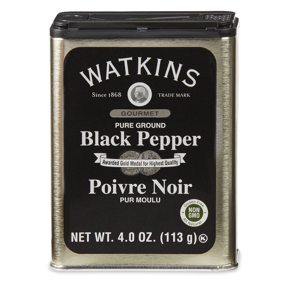 slide 4 of 4, Watkins Pure Ground Black Pepper, 4 oz
