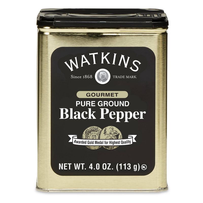 slide 1 of 5, Watkins Pure Ground Black Pepper - 4oz, 4 oz