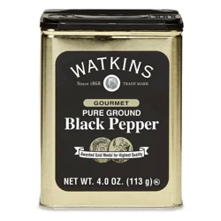 Watkins Pure Ground Black Pepper - 4oz