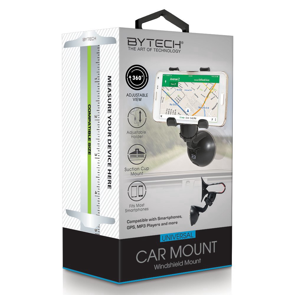 slide 1 of 1, Bytech Universal Car Mount, 1 ct