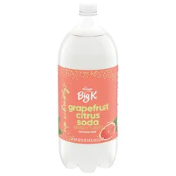 Big K Grapefruit Citrus Soda Bottle