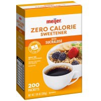 slide 3 of 29, Meijer Zero Calorie Sweetener with Sucralose, 200 ct