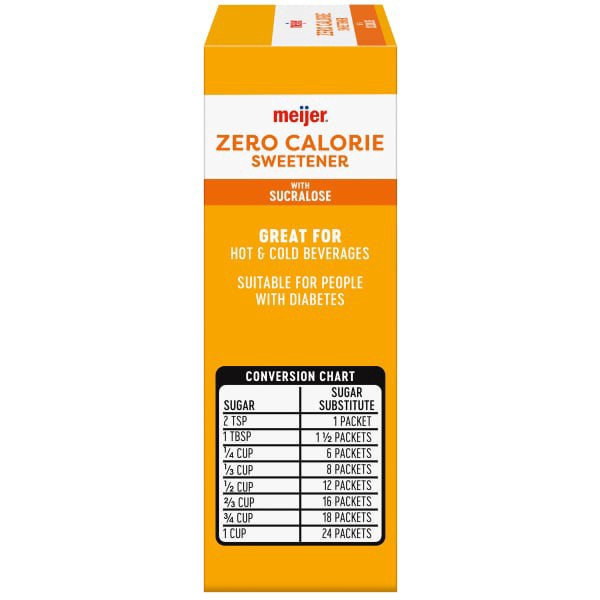 slide 12 of 29, Meijer Zero Calorie Sweetener with Sucralose, 200 ct